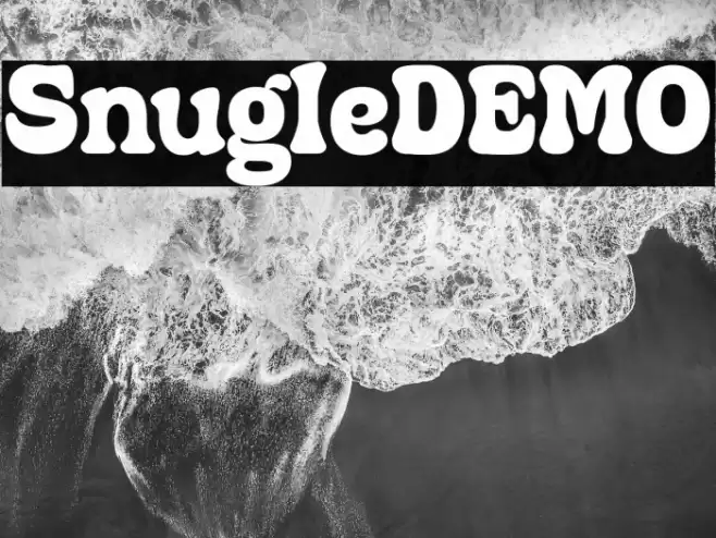 SnugleDEMO Font examples