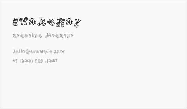 snakeway Business Card