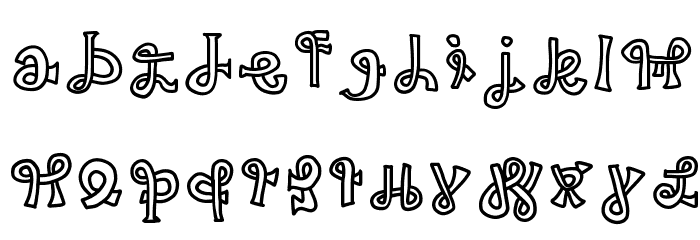 snakeway Font LOWERCASE