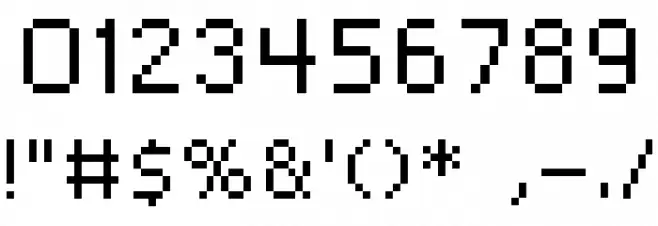 snoot.org pixel10 Fuentes OTROS CHARS