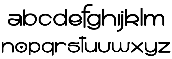 snow riders xo Font LOWERCASE