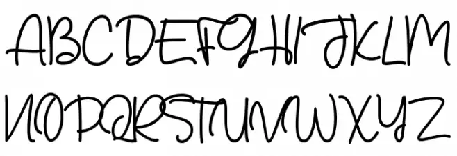 snowball bush Schriftart Groß