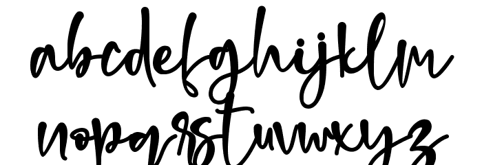 snowbound - Personal Use Font LOWERCASE