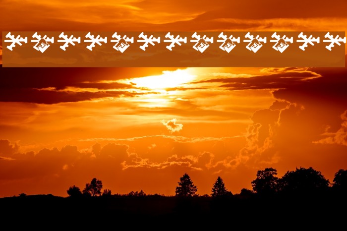 snowflake burst Font examples