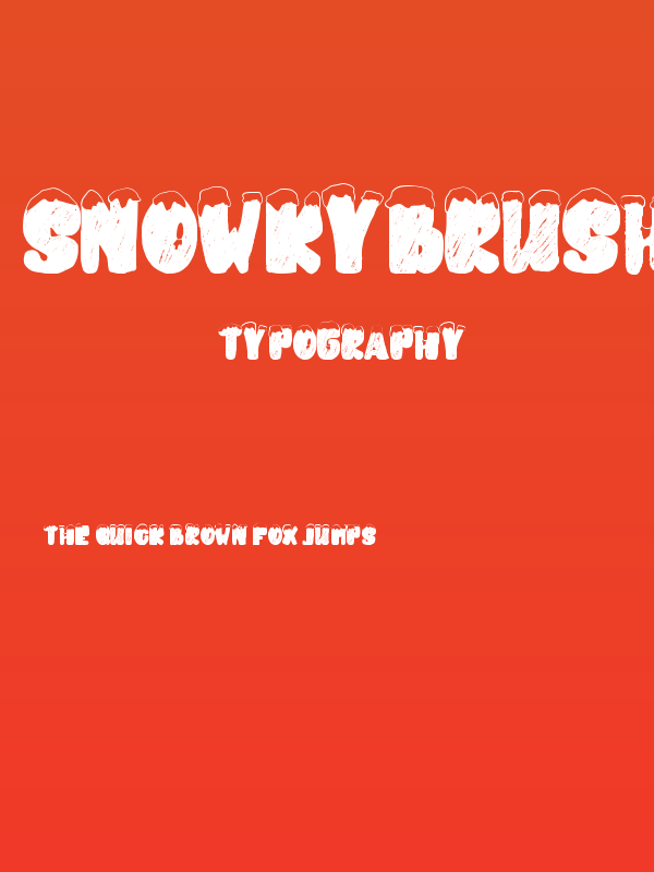 snowkybrush Poster