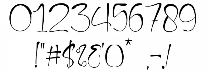 snowland Font OTHER CHARS