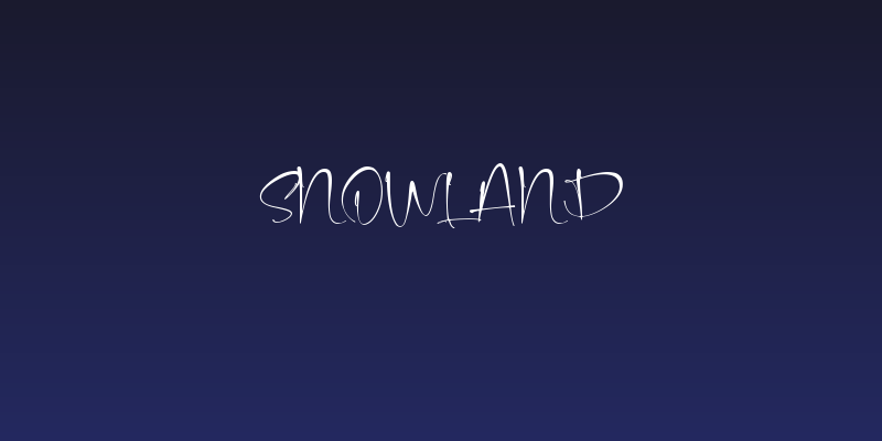 snowland Social Header