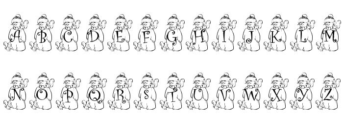 snowman1_kg Font OTHER CHARS