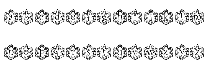 snowman1_kg Font LOWERCASE