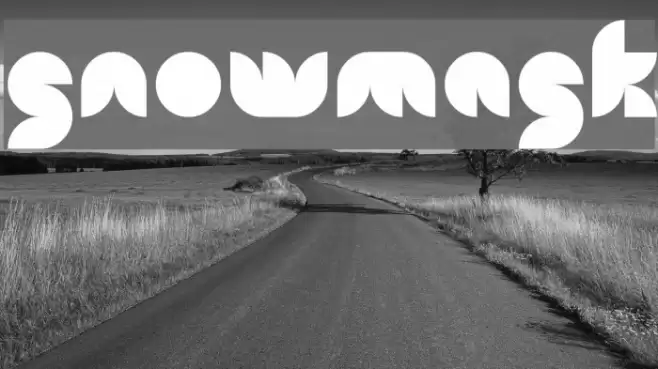 snowmask Font examples