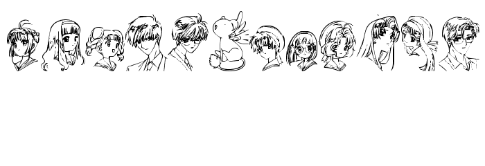 SO CCSakura Font LOWERCASE
