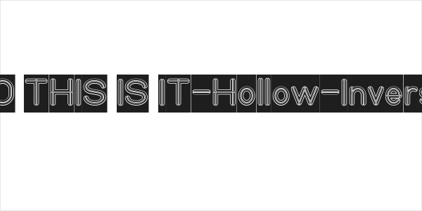 SO THIS IS IT-Hollow-Inverse Logo