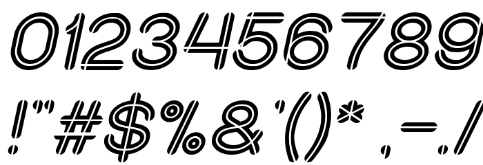 SO THIS IS IT Italic Font OTHER CHARS