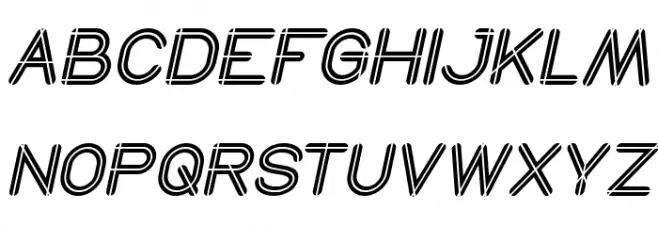 SO THIS IS IT Italic Fonte MAIÚSCULAS