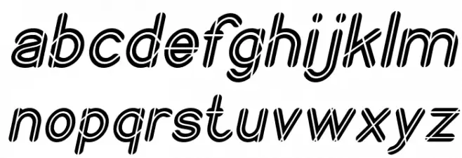 SO THIS IS IT Italic Font Litere mici