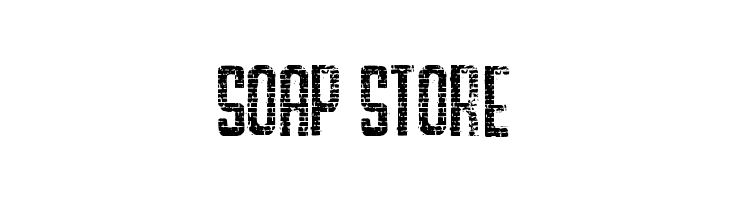 SOAP STORE  フリーフォントのダウンロード