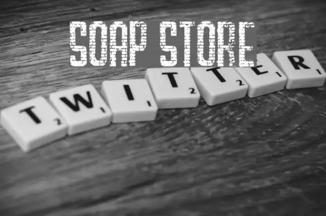 SOAP STORE Font examples