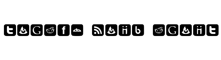 SOCIAL FONT ICONS  नि: शुल्क फ़ॉन्ट्स डाउनलोड