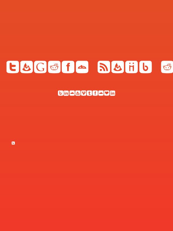 SOCIAL FONT ICONS Poster