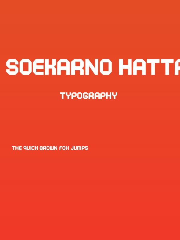 SOEKARNO HATTA Poster