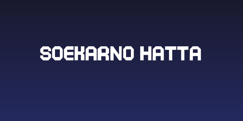 SOEKARNO HATTA Social Header