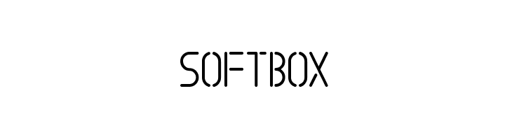 SOFTBOX  フリーフォントのダウンロード