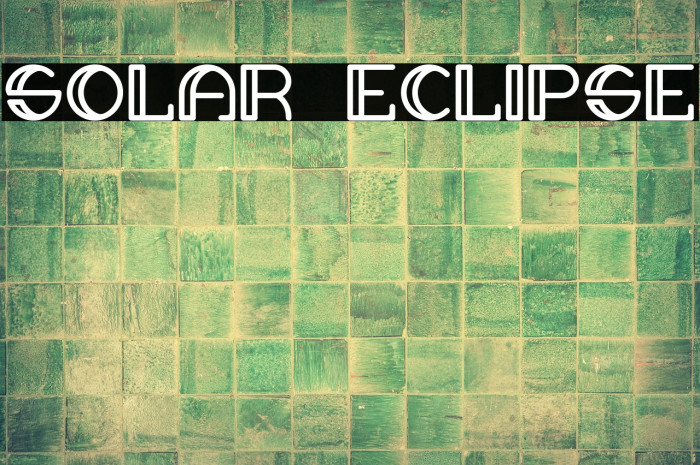 SOLAR ECLIPSE Example 1