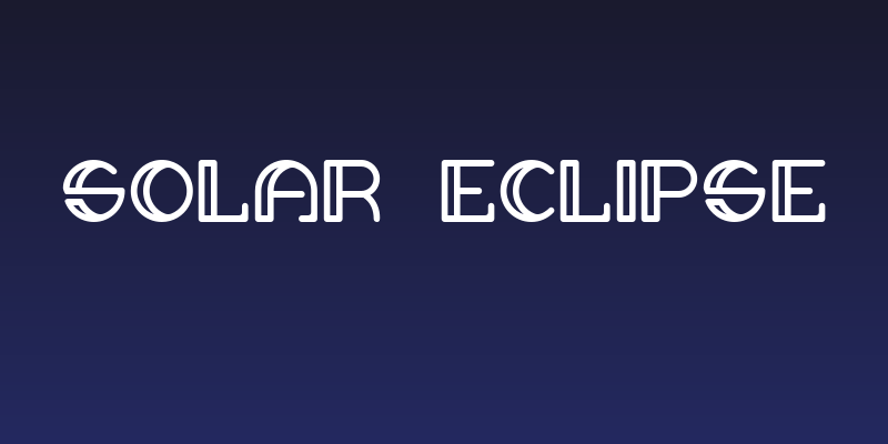 SOLAR ECLIPSE Social Header