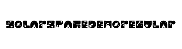 SOLAR SPACE DEMO Regular  Descarca Fonturi Gratis