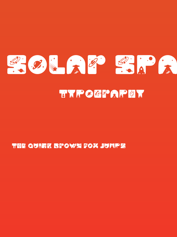SOLAR SPACE DEMO Regular Poster