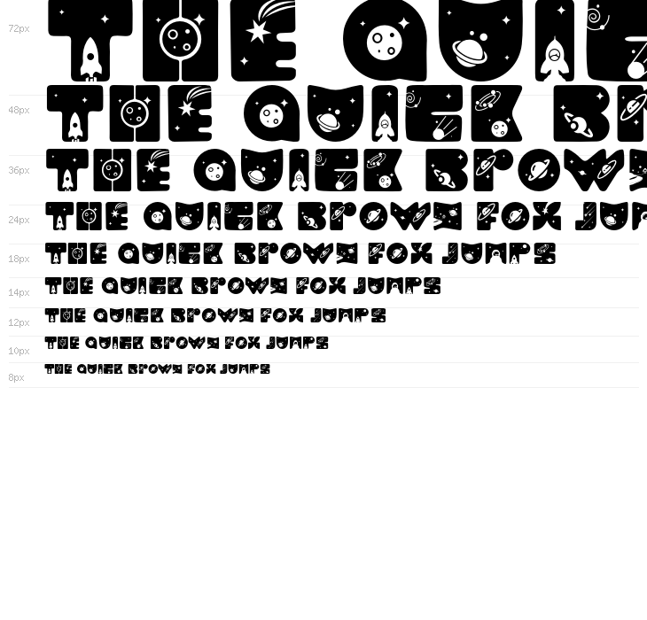 SOLAR SPACE DEMO Regular Waterfall