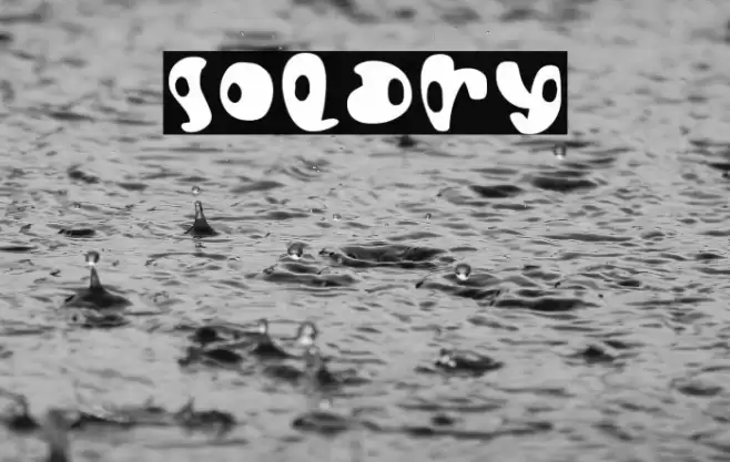 SOLARY Шрифта examples