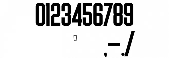 SOLUTION Font OTHER CHARS