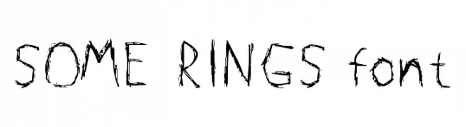 SOME RINGS font  Frei Schriftart Herunterladen