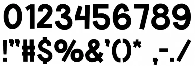 SONATA Font OTHER CHARS