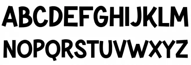 SONATA Schriftart Groß
