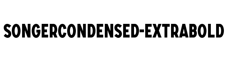 SONGERCondensed-ExtraBold Font