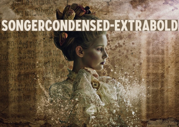 SONGERCondensed-ExtraBold Font examples