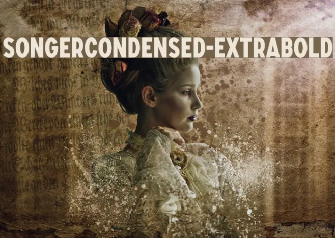 SONGERCondensed-ExtraBold Example 3