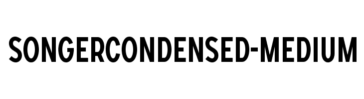 SONGERCondensed-Medium Font