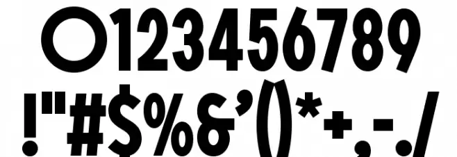 SONGERGrotesque-Bold Font OTHER CHARS