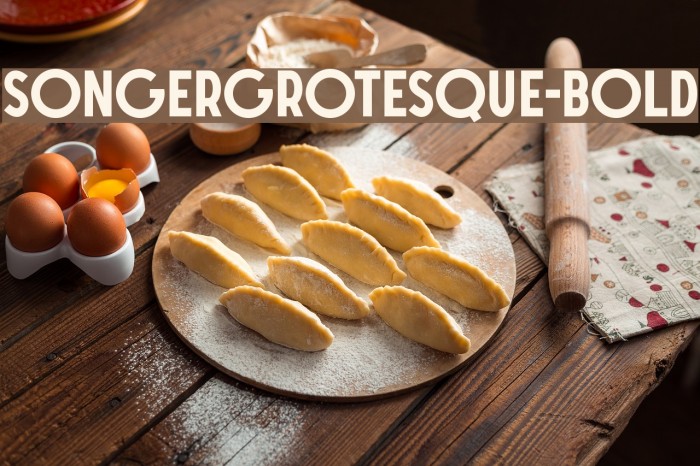 SONGERGrotesque-Bold Font examples