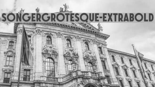 SONGERGrotesque-ExtraBold Font examples