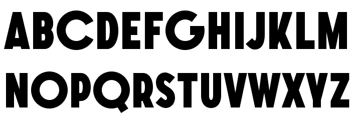 SONGERGrotesque-Heavy Font LOWERCASE