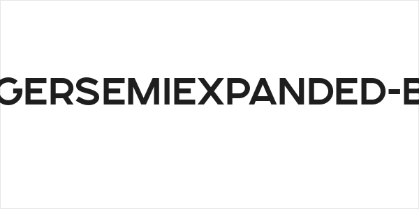 SONGERSemiExpanded-Bold Logo