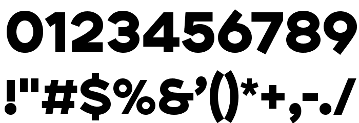SONGERSemiExpanded-Heavy Font OTHER CHARS