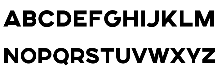 SONGERSemiExpanded-Heavy Font LOWERCASE