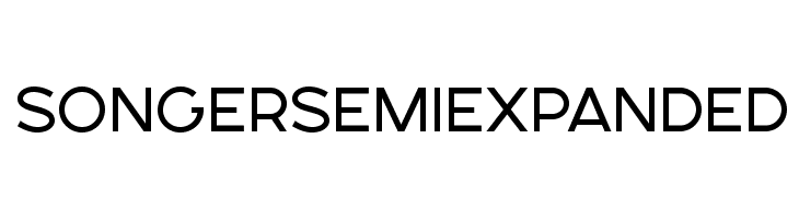 SONGERSemiExpanded Font
