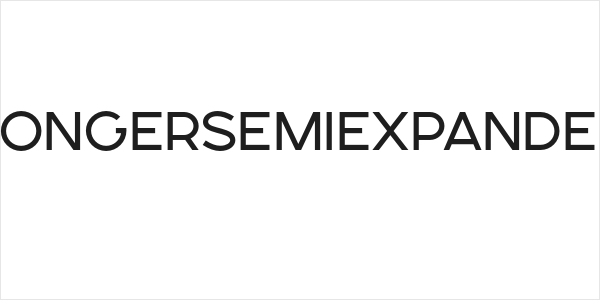 SONGERSemiExpanded Logo