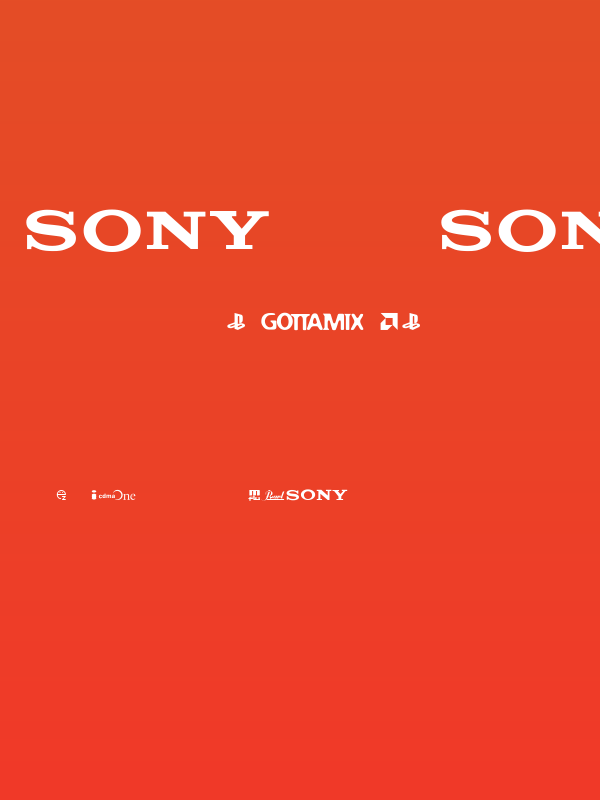 SONY's Logo Poster